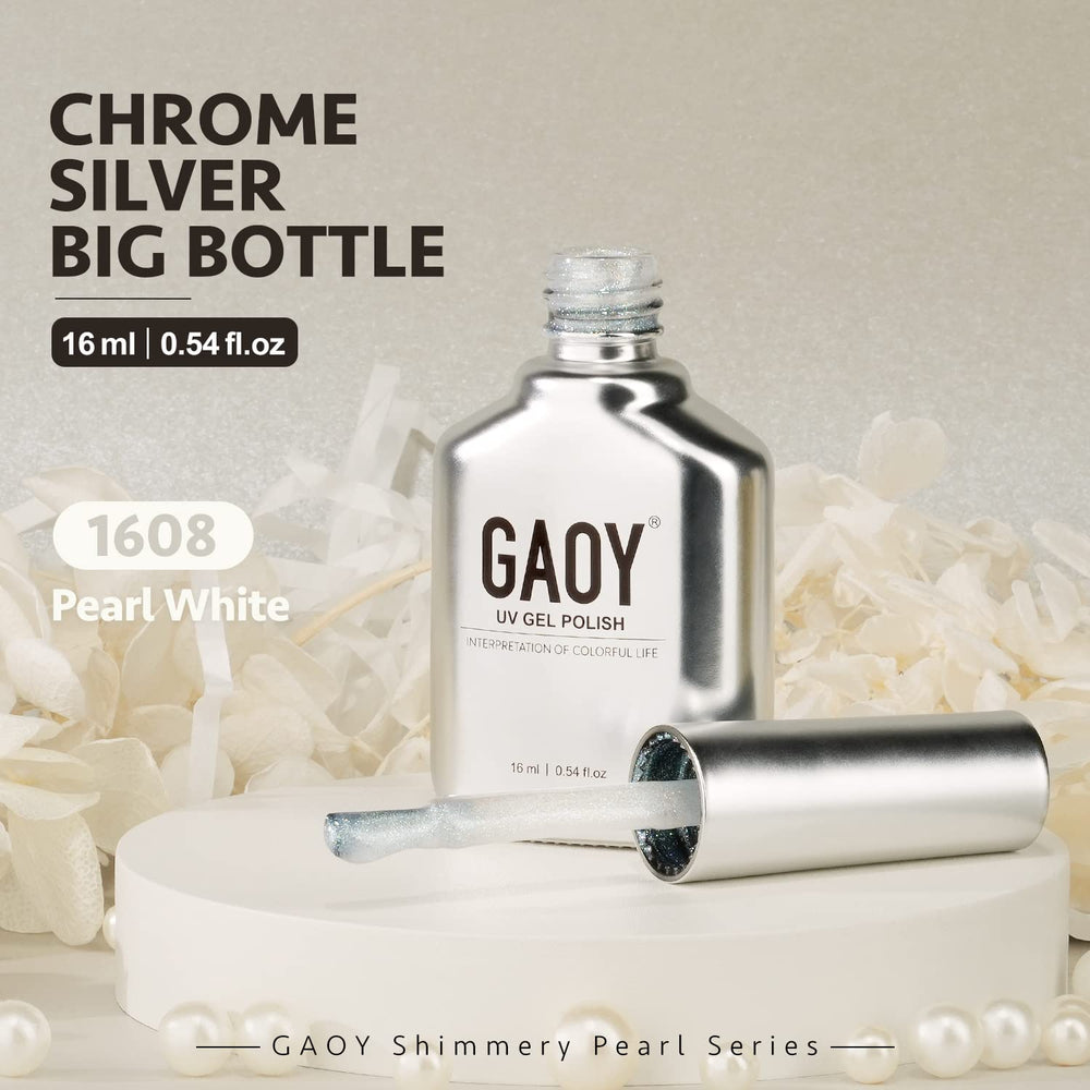 GAOY Shimmer Gel glossy jelly finish with top coat