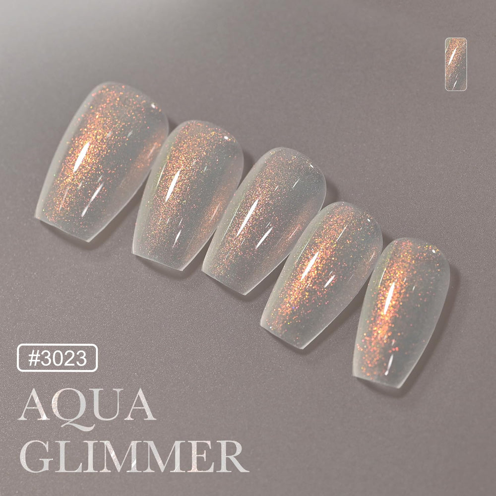 GAOY Shimmer Gel demonstrates base color compatibility for varied looks.