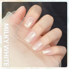 GAOY Shimmer Gel Nail Polish brush detail highlights precise, smooth application.