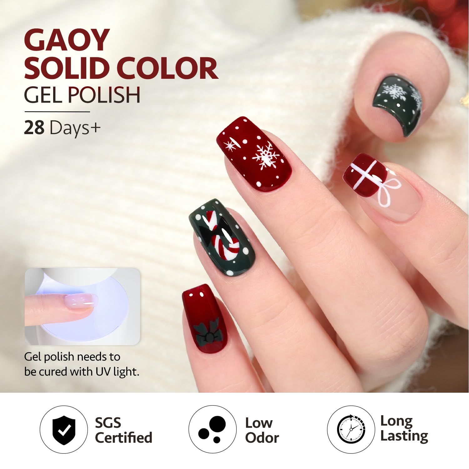 GAOY soak-off gel nail kit enables easy at-home nail art