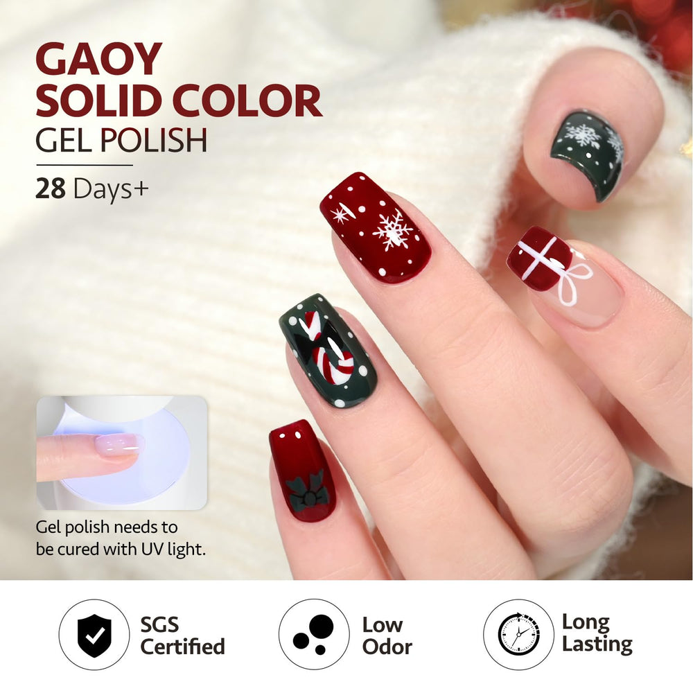 GAOY soak-off gel nail kit enables easy at-home nail art