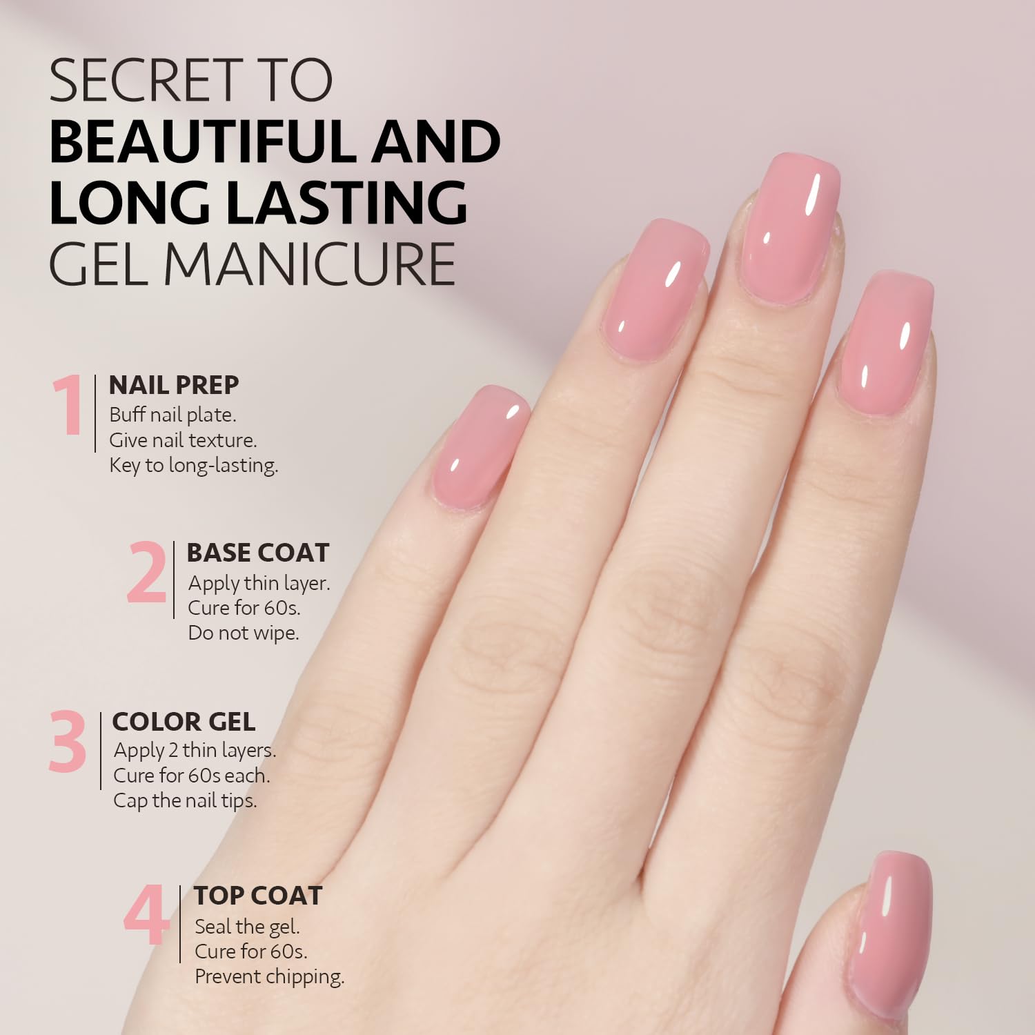 GAOY soak-off gel polish in 16ml bottle ready for easy home spa nails.