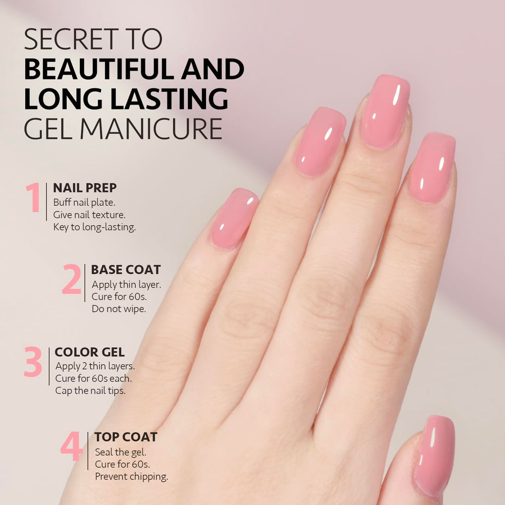 GAOY soak-off gel polish in 16ml bottle ready for easy home spa nails.