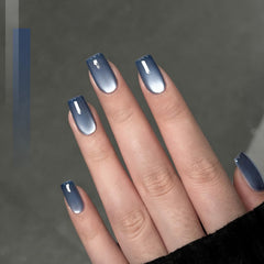 GAOY Stormy Sky glitter gel swatch showing shifting cat-eye glow