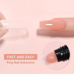 GAOY Tea Rose Poly Gel packaging highlighting the shade for DIY at home.