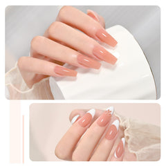 GAOY Tea Rose Poly Gel swatch showing color and build ability.