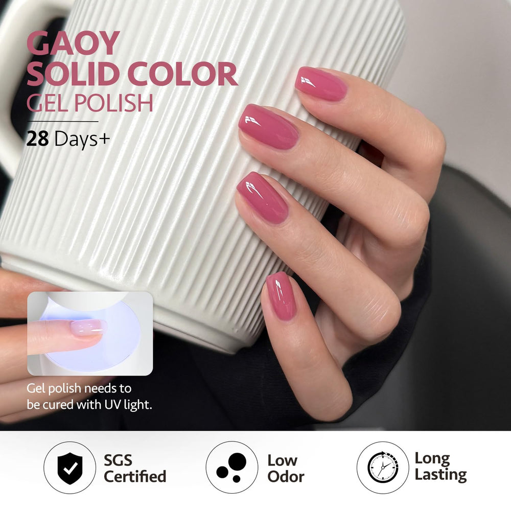 GAOY top coat gloss finish for a smooth, professional look