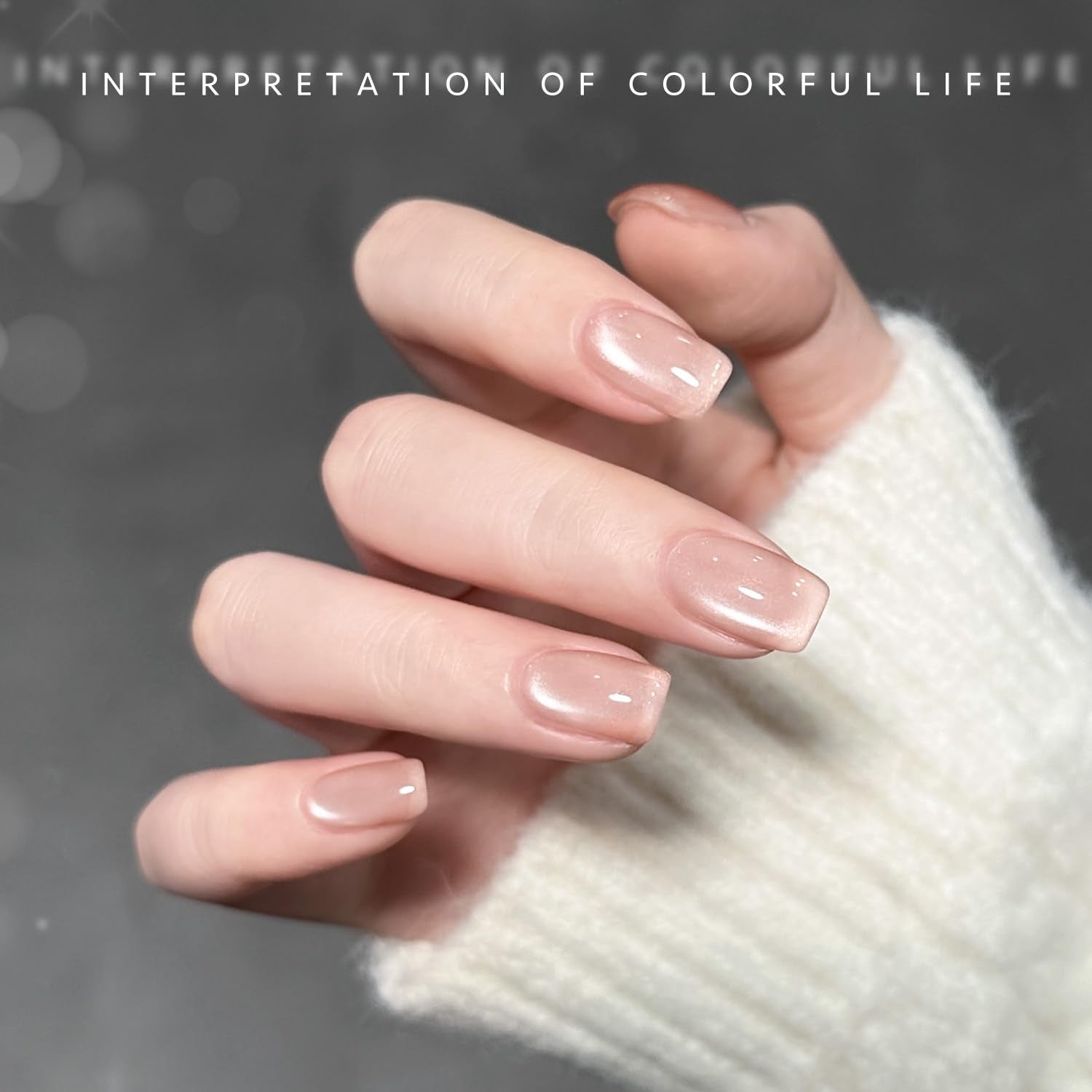 GAOY Translucent UV gel delivers subtle depth and lasting gloss.