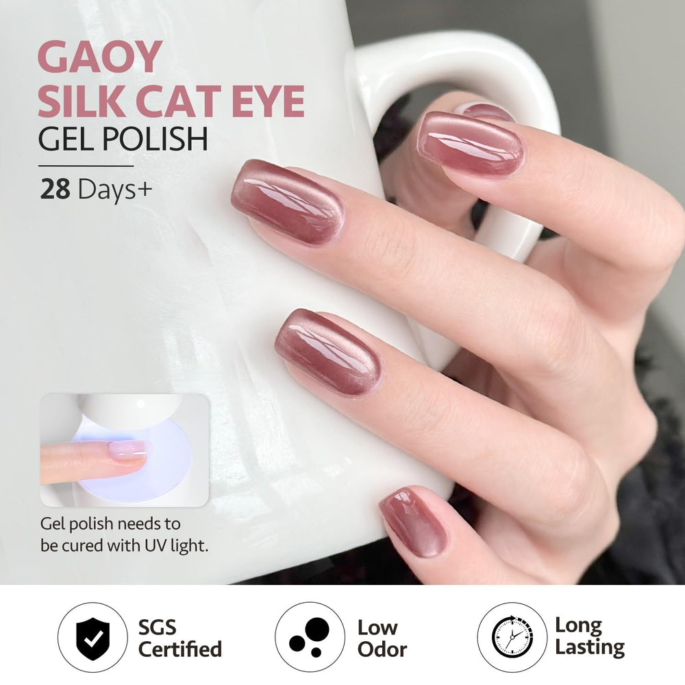 GAOY Gel polishes cure in 60 seconds under UV light