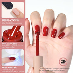 GAOY UV LED 60-second cure gel polish 1154 ready for quick at-home application