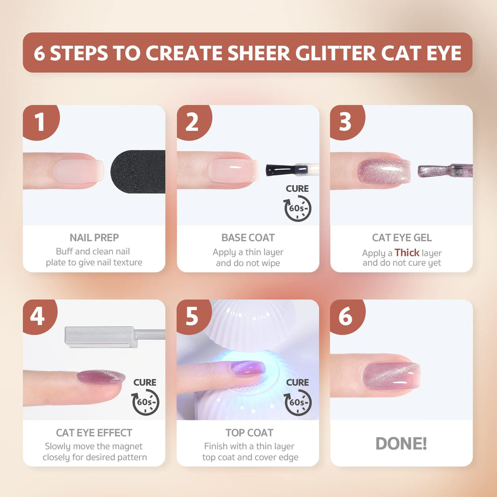 GAOY UV/LED lamp cures nails in 60 seconds for fast results