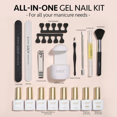 GAOY UV LED nail lamp for quick, even curing during DIY gel manicures