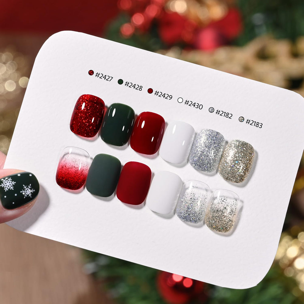 GAOY white gel nail polish color display for crisp, clean DIY nails