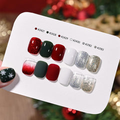 GAOY white gel nail polish color display for crisp, clean DIY nails