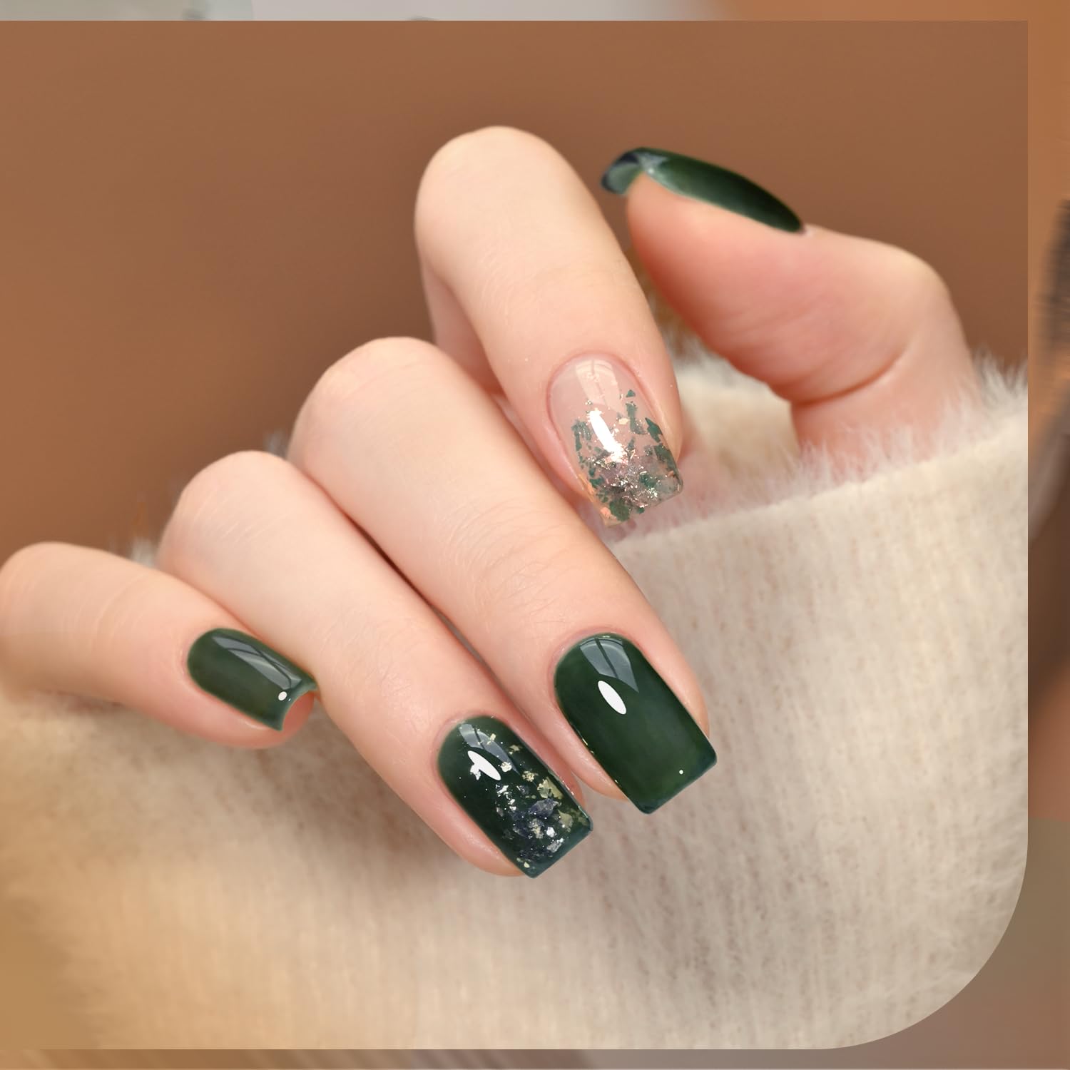 GAOY Wonder Color brown gel polish bottle for warm, earthy tones.