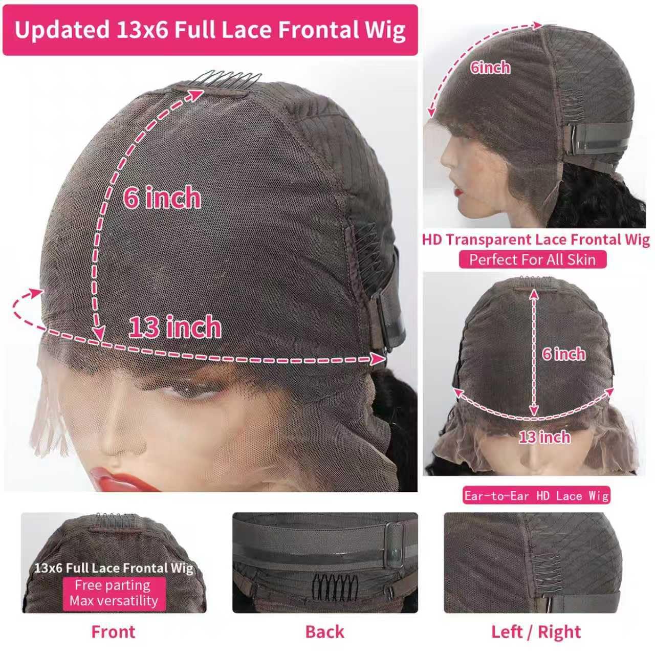 Gaozhao large 13x6 lace area cap for easy styling