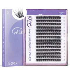 GAQQI GQ03 classic style lash clusters for a natural, eye-enhancing look.