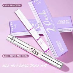 GAQQI Lash Remover 5ml tube held in hand for gentle removal