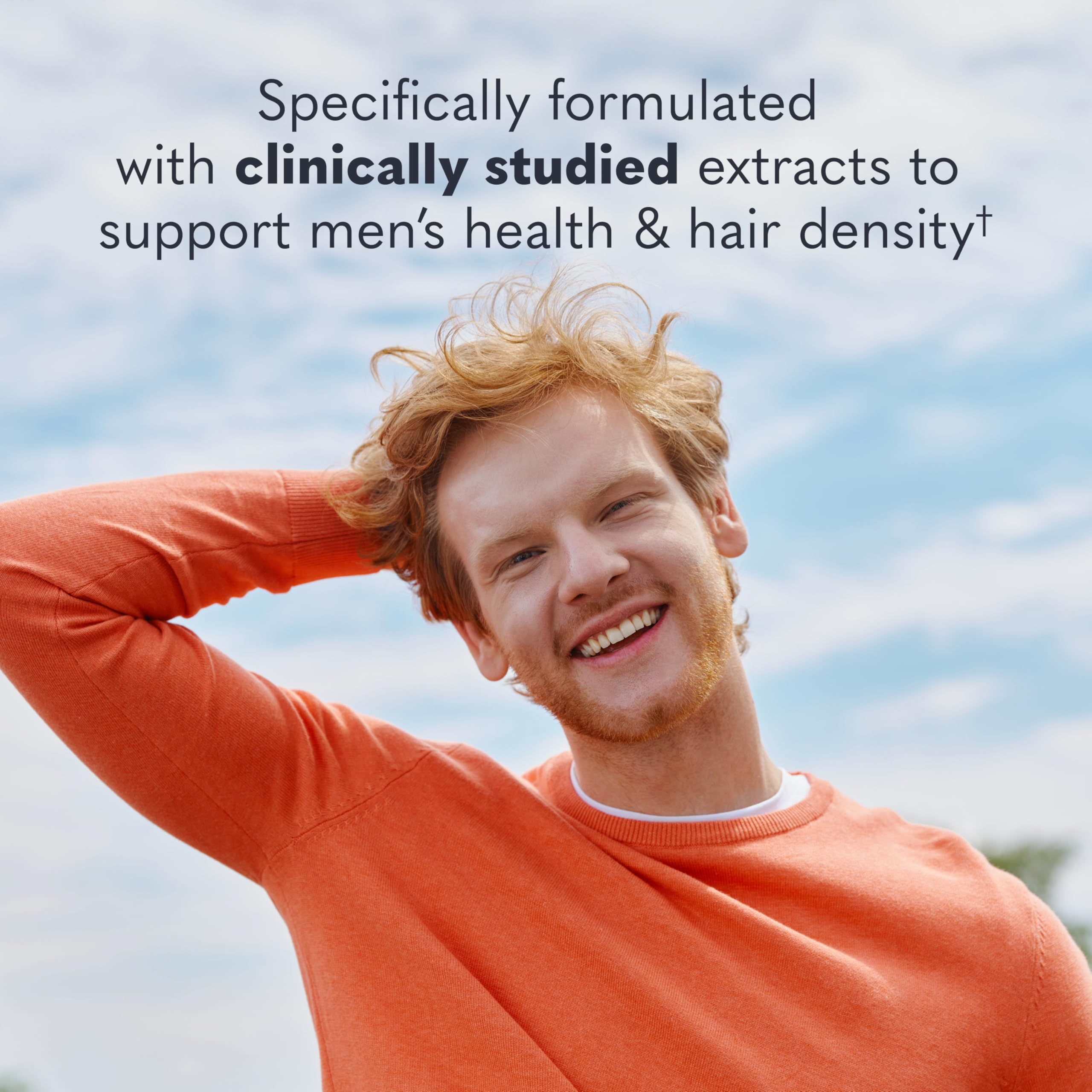 Garden of Life Hair Growth Gummies for Men bottle in daily routine setting