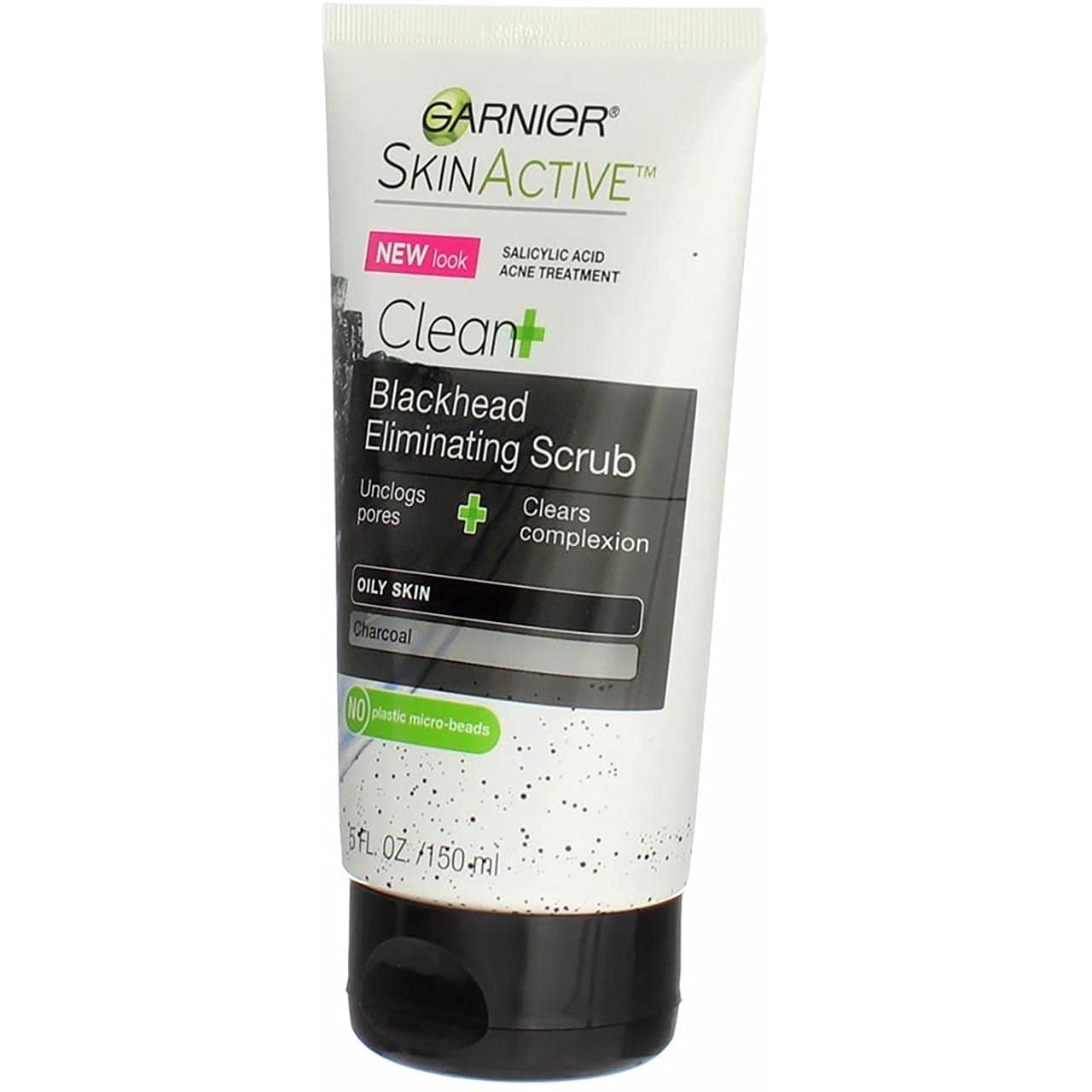 Garnier Clean Scrub after rinse reveals smoother, matte-looking skin