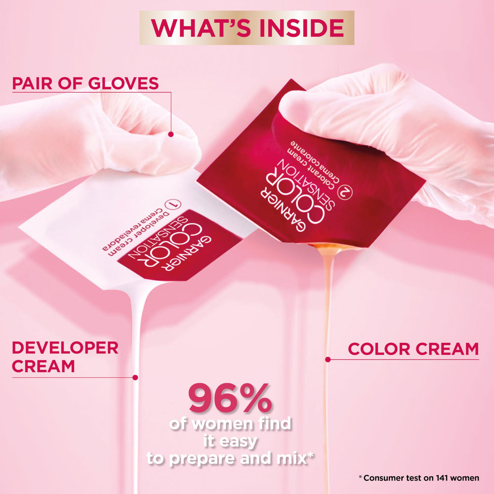 Garnier Color Retouch 10-minute process for rapid color refresh.