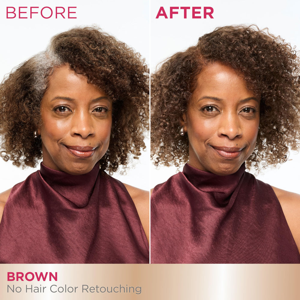 Garnier Color Retouch no-ammonia formula for gentle root coverage.