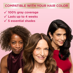 Garnier Color Retouch root refresh application demonstrates fast, fuss-free use.