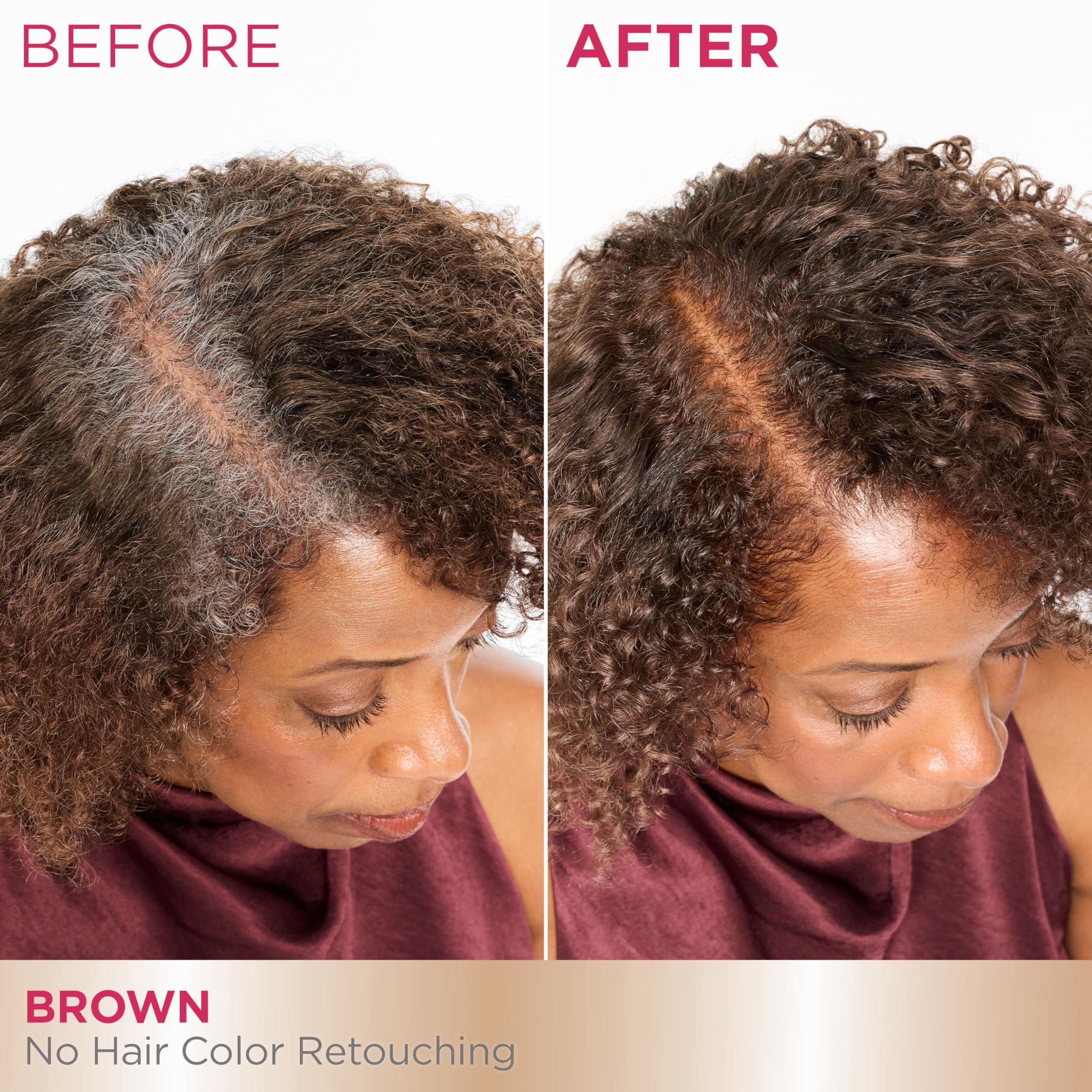 Garnier Color Retouch shade 5-0 swatches for easy shade matching.