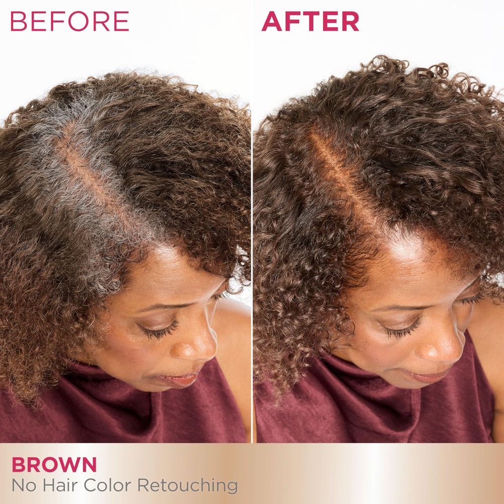 Garnier Color Retouch shade 5-0 swatches for easy shade matching.