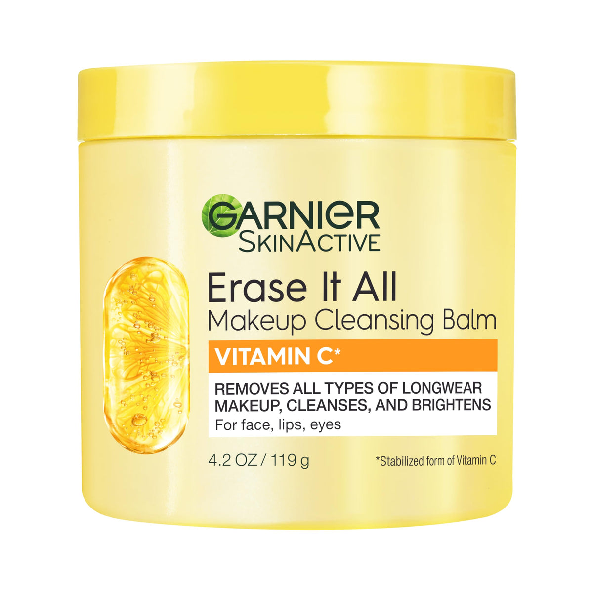 Garnier Erase It All Balm on dry skin for makeup removal