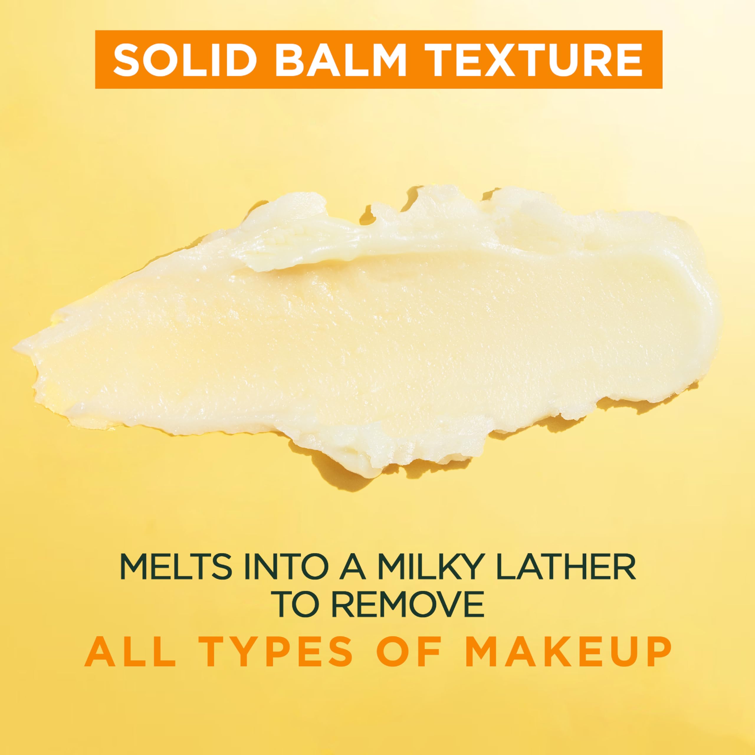 Garnier Erase It All Balm creates milky lather when water is added