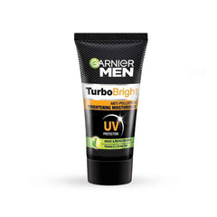 Garnier Men Power White moisturizer front view, 40 g, for daily brightening routine.