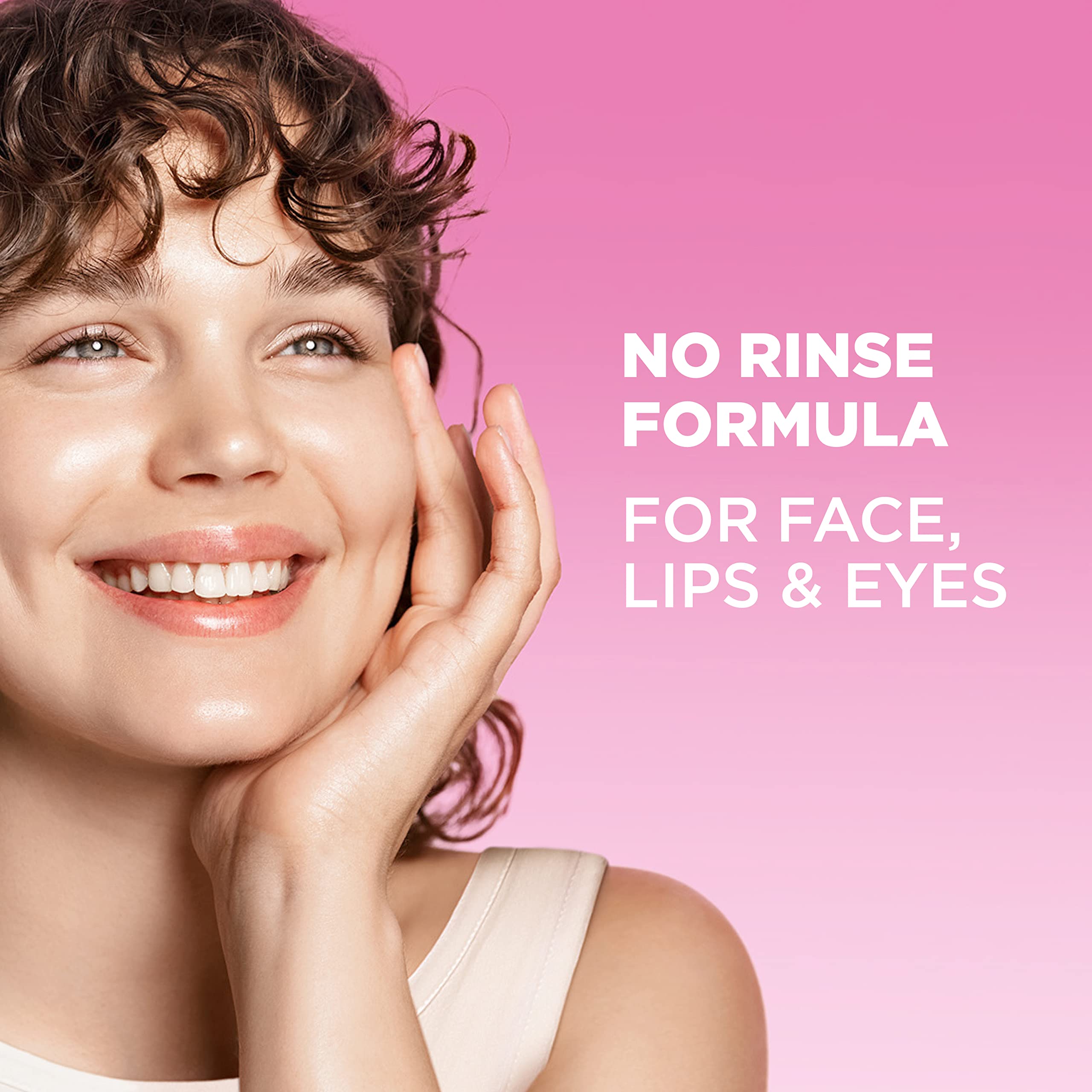 Garnier Micellar Water with Rose texture shot highlighting hydration.