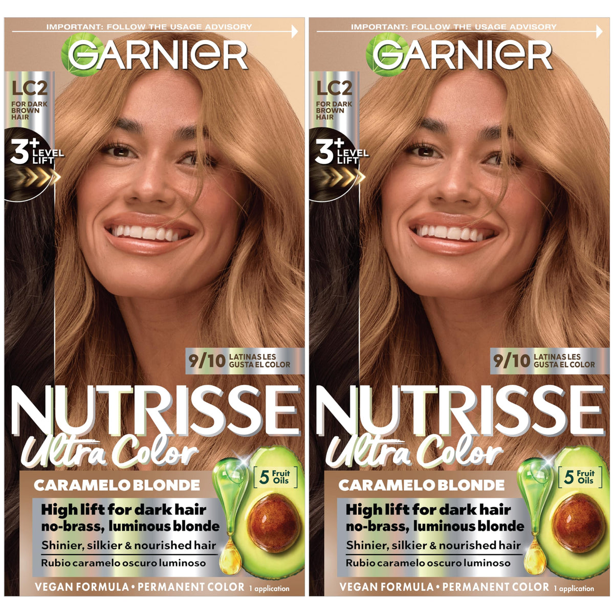 Garnier Nutrisse ampoule grapeseed oil pour nourishes hair during color