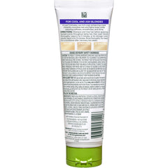 Garnier Nutrisse Color Reviver 5 MIN Color Mask tube close-up nourishes ash blonde hair.