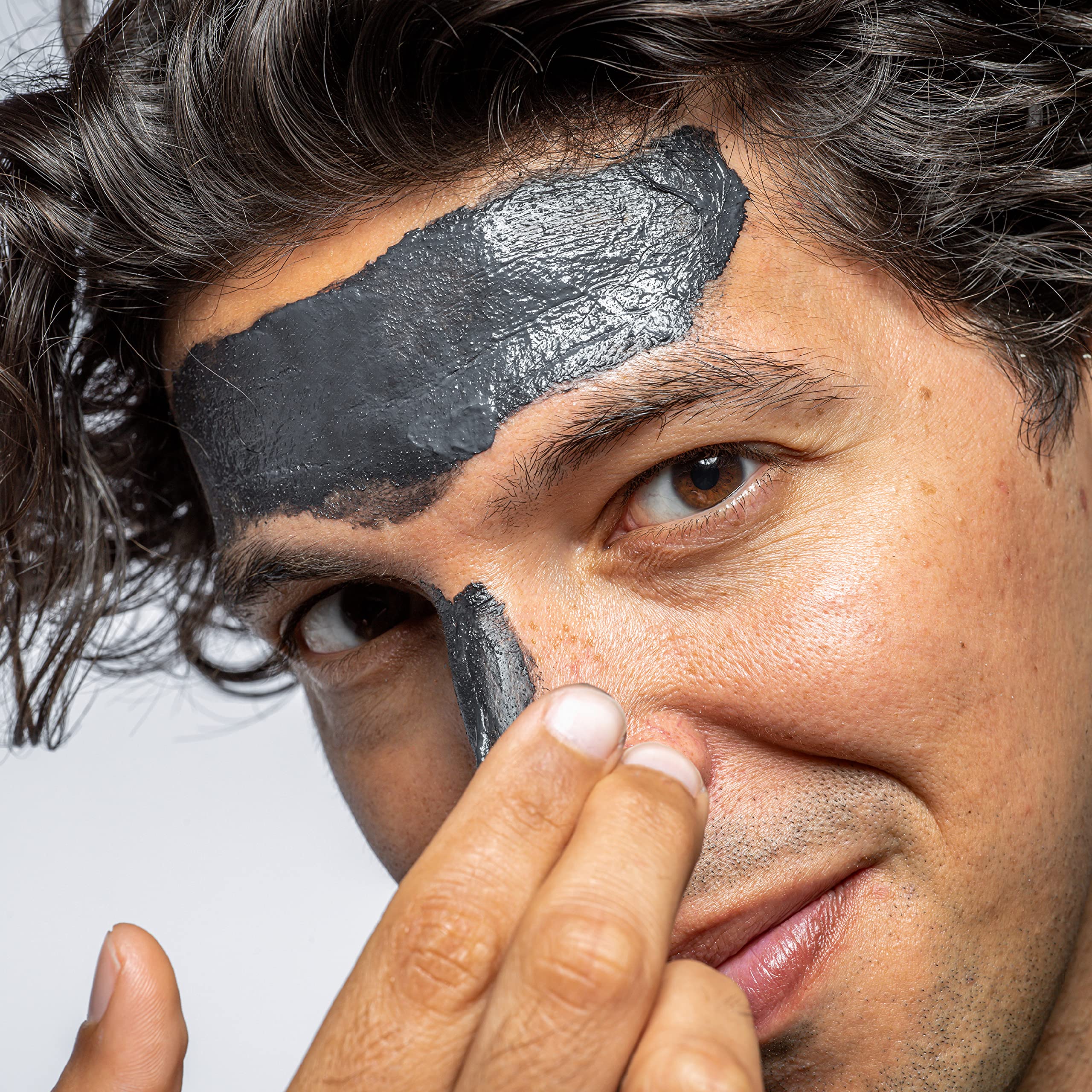 Garnier Skin Active Pure Active Charcoal Nose Strips Closeup demonstrates pore unclogging action.