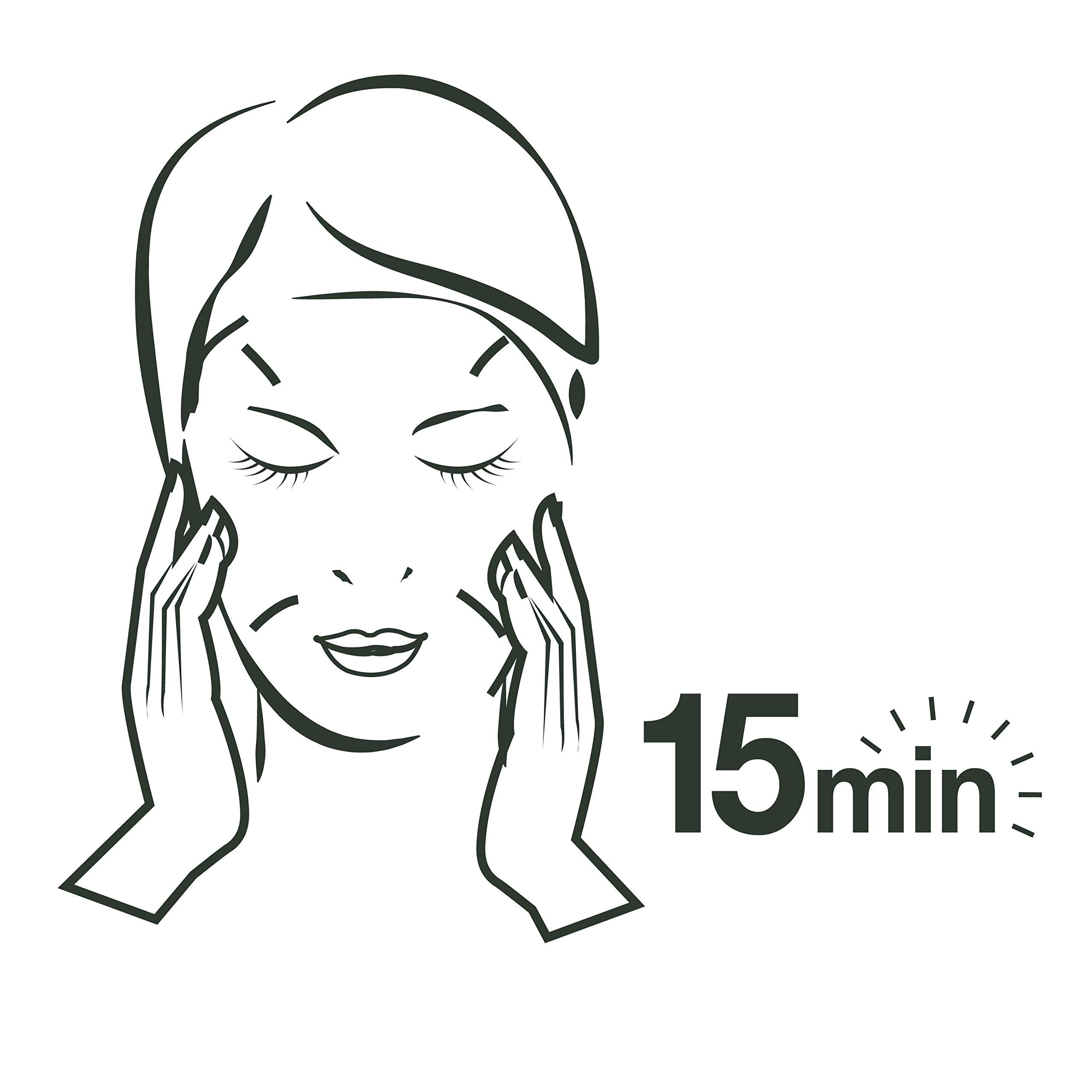 Garnier SkinActive 6-count sheet mask for convenient at-home use.