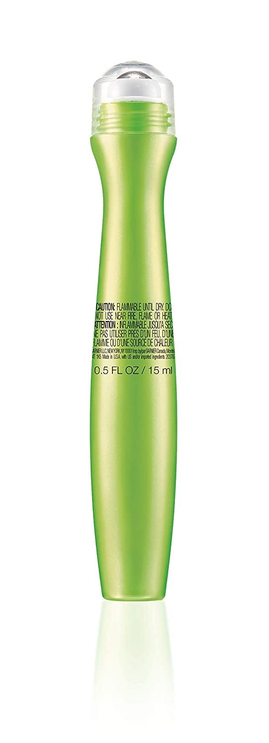 Garnier SkinActive Clearly Brighter Eye Roller 3-pack for daily use.