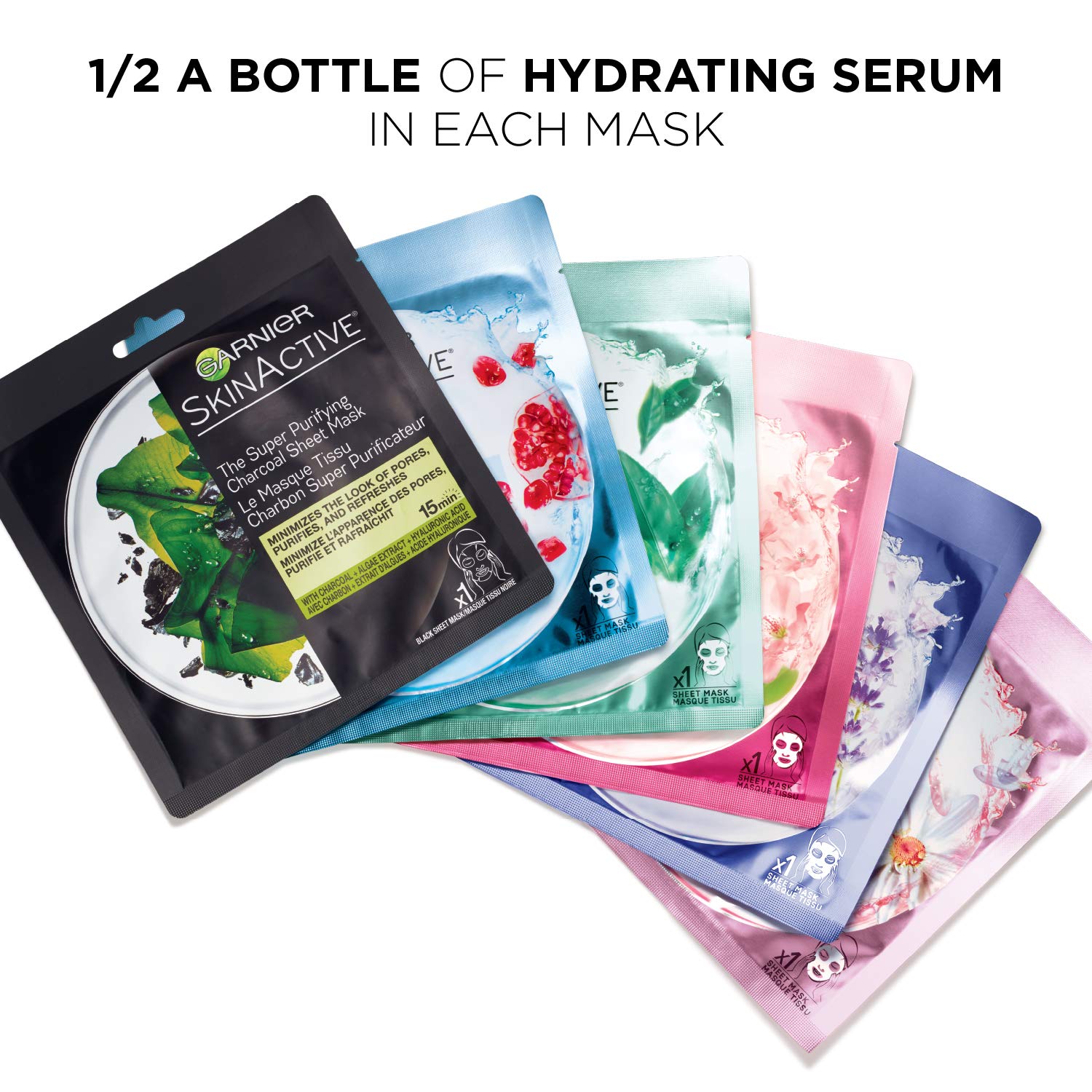 Garnier SkinActive glow-boost sheet mask supports radiant, healthy-looking skin.