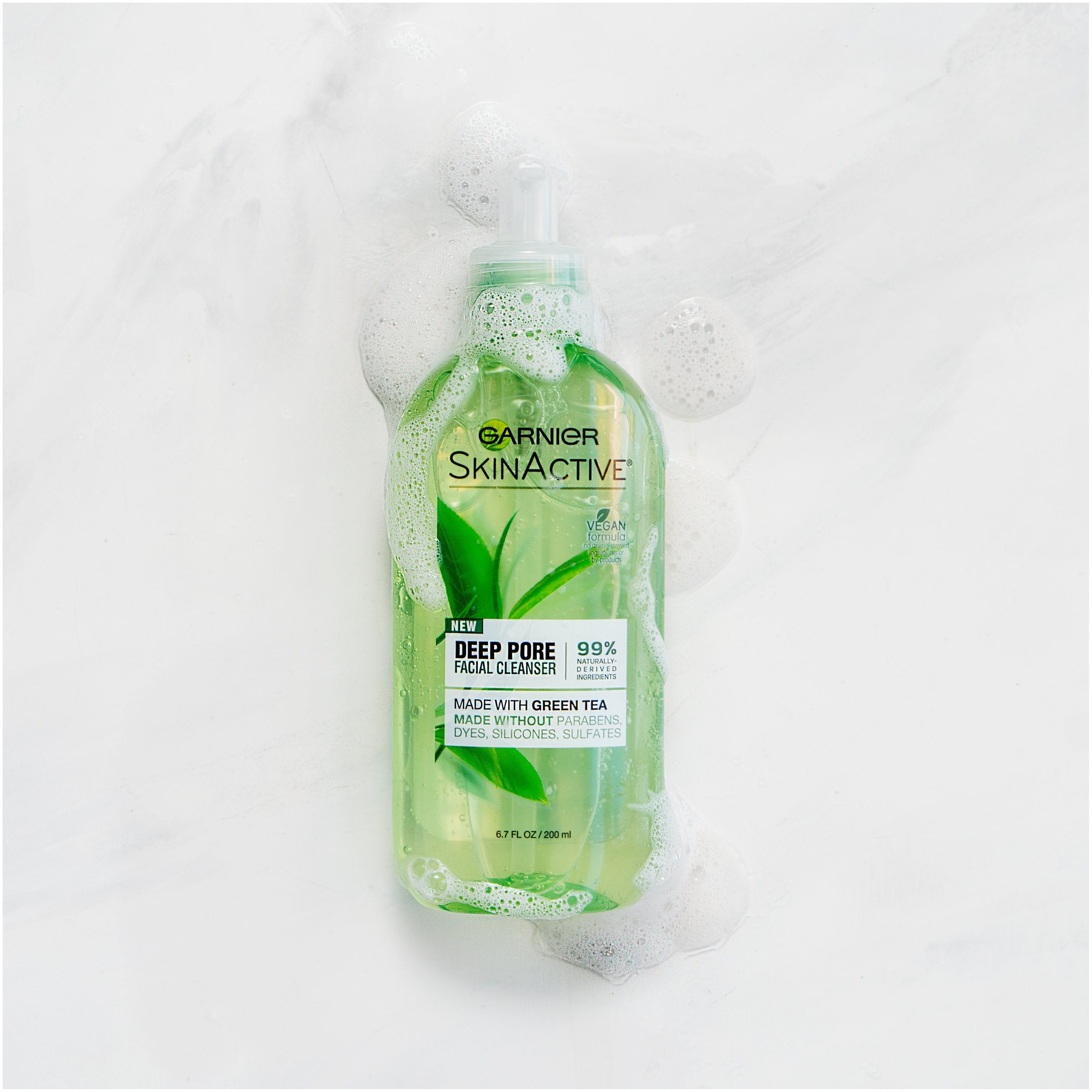 Morning routine with Garnier SkinActive face wash for clear skin