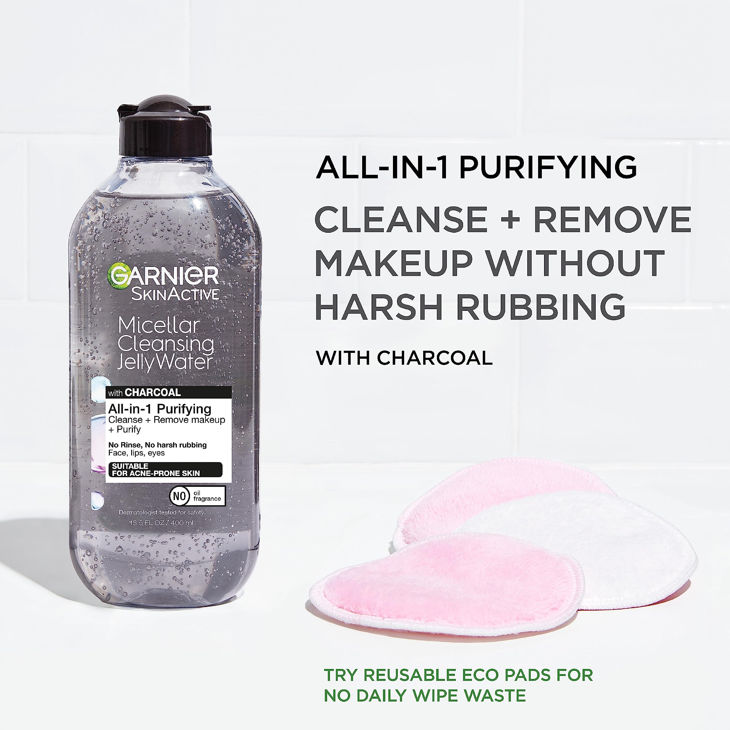 Garnier SkinActive vegan-fragrance-free: formula free of fragrance and harsh additives.
