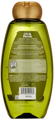 Garnier Whole Blends Legendary Olive ingredients close-up shows olive oil and olive leaf extracts.