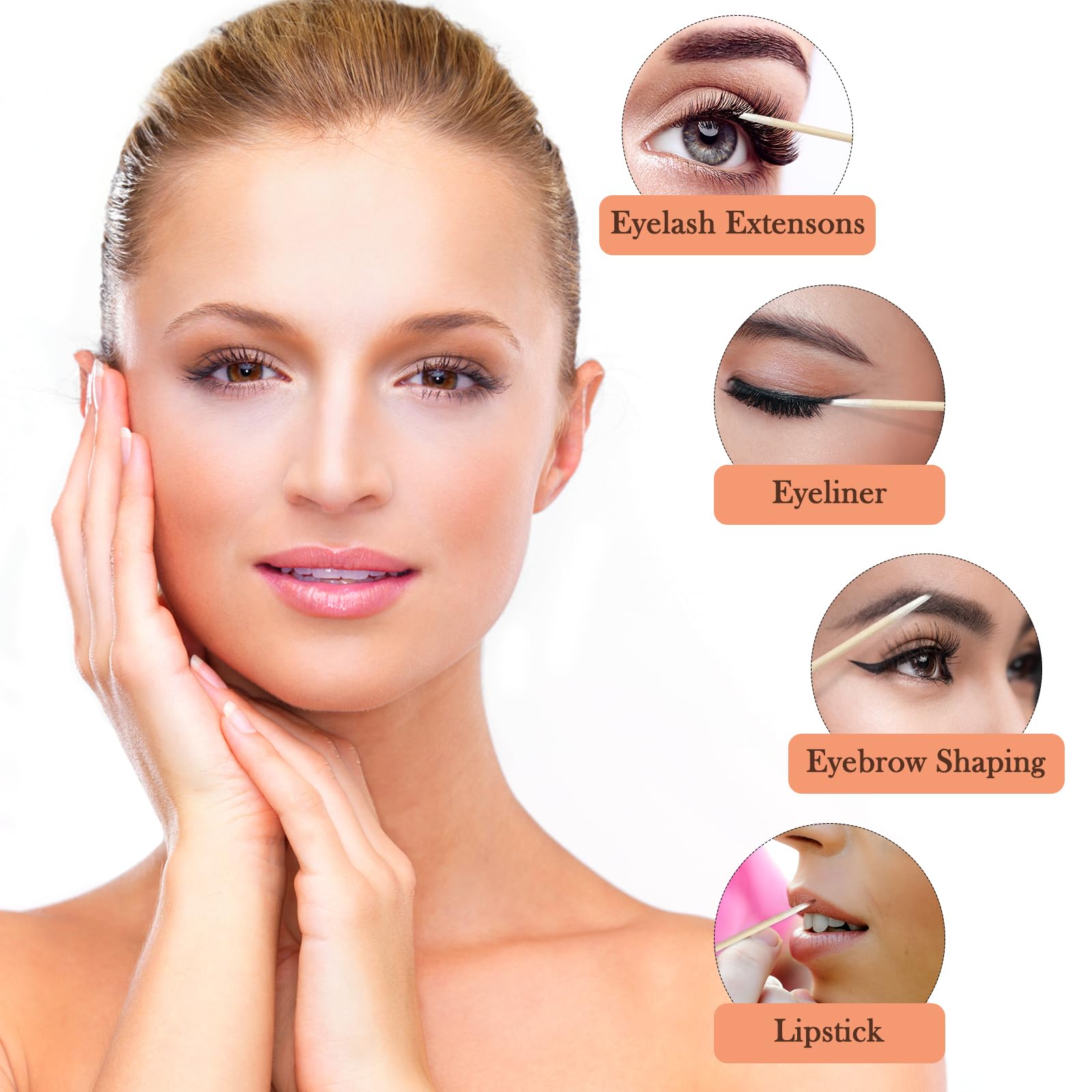 Garrelett 600pcs set of fine point tips for reliable beauty tasks.