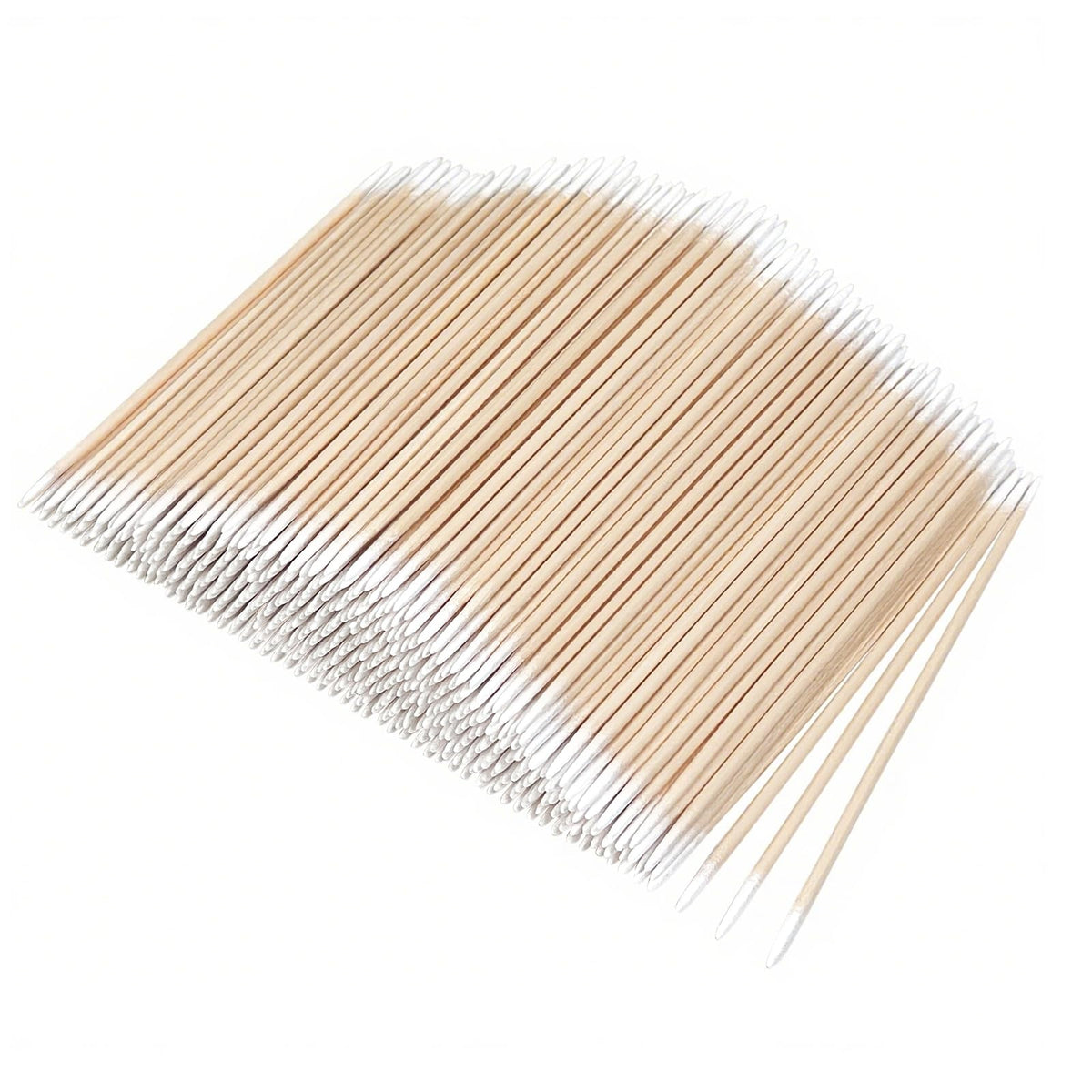 Garrelett 600pcs microblading cotton swabs with fine points for precise detailing and cleanups.