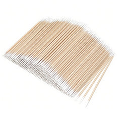 Garrelett 600pcs microblading cotton swabs with fine points for precise detailing and cleanups.