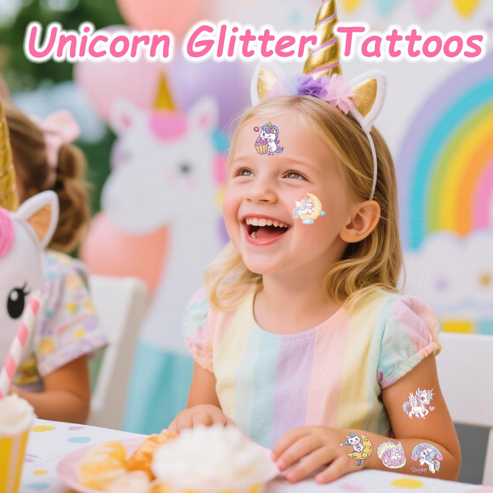 Garsellen Mermaid Glitter Tattoos flowers-patterns for colorful classroom activities