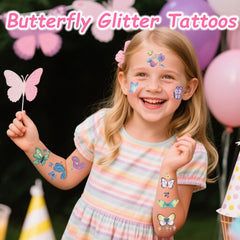 Garsellen Mermaid Glitter Tattoos unicorn-designs ideal for birthday party favors