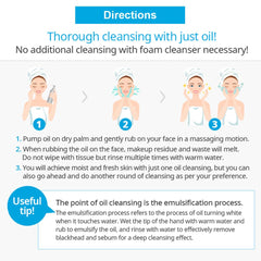 GASHINA STORY cleansing oil massage on skin for gentle pore cleanse