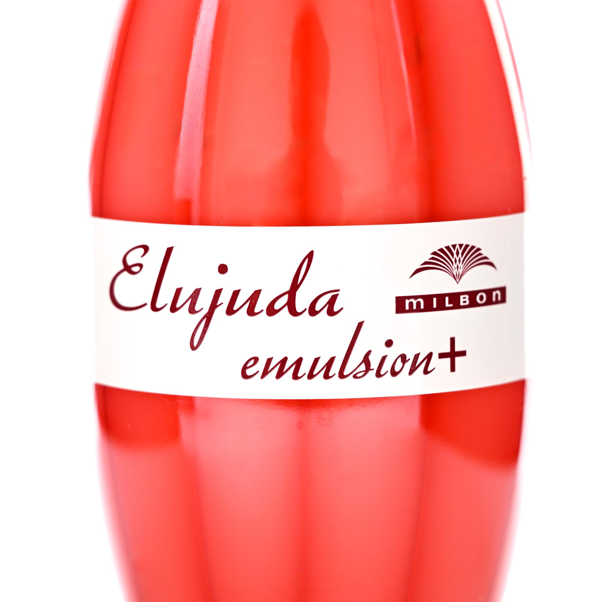 GASHINA STORY Mil-bon Elujuda Emulsion Plus pump packaging enables precise dosing at home.