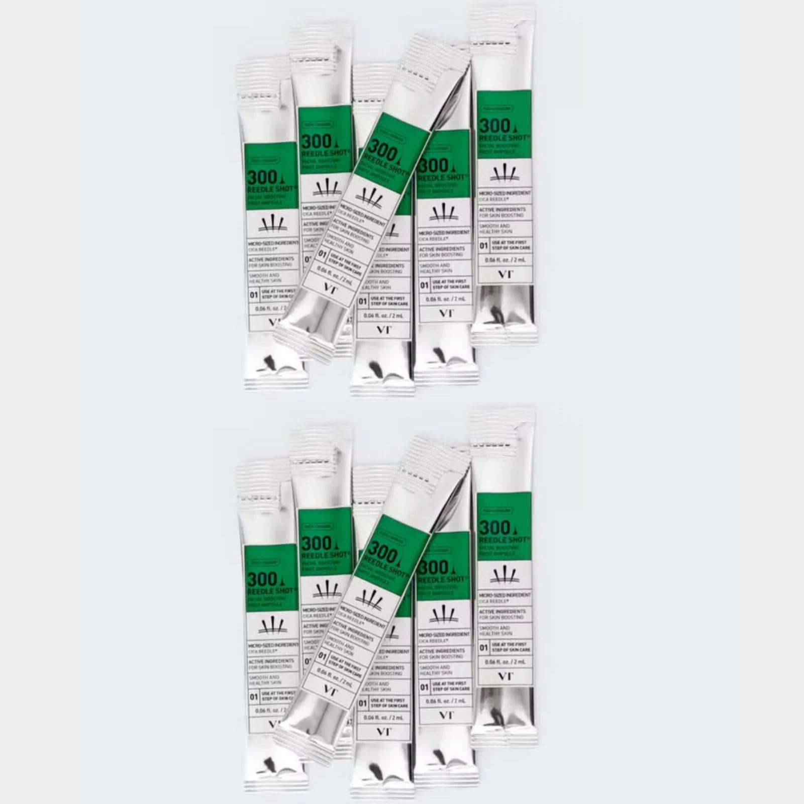GASHINA STORY Reedle-Shot-300 post-cleansing application demonstrating quick absorption.